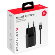 USB 1000mA + кабель micro USB 1,2м (2322) * СЗУ Prime Line