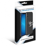 SAMSUNG A405 Galaxy A40 2019 черный с кольцом sBlackRing-03 противоуд.* Чехол DF