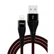 Apple 8-pin TFN Forza, MFI, 1м, черный  * Дата-кабель 